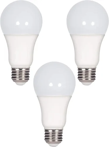 Vista 4 de Satco S28786 - Bombilla LED A19 de 15,5 W, 3000 K, blanco cálido, 1600 lúmenes, base mediana E26