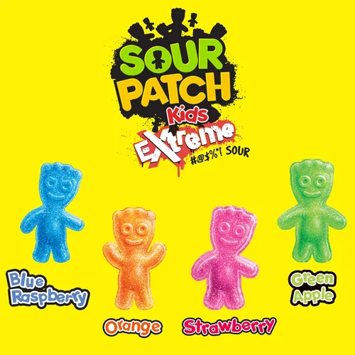 Vista 5 de Caramelo de goma suave y masticable Sour Patch