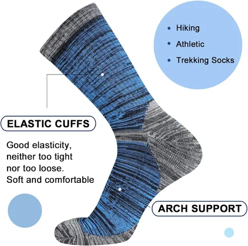 Vista 4 de Heatuff - Calcetines deportivos para hombre (6 unidades)