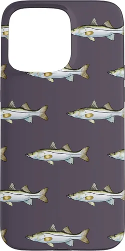 Vista 31 de Grey Snook Pattern Saltwater Fish Case for iPhone 17
