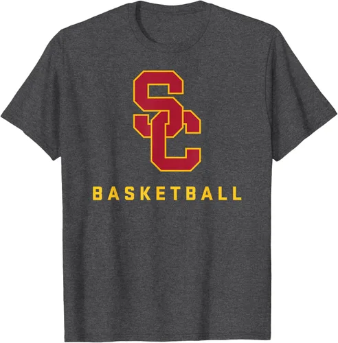 Vista 3 de Camiseta con licencia oficial de USC Trojans Basketball con logotipo icónico
