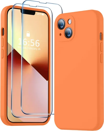 Vista 49 de BossKiss Funda compatible con iPhone 13 Pro, silicona de alta calidad mejorada [protección de cámara] [2 protectores de pantalla]