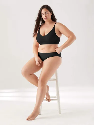 Vista 4 de True & Co Brasier de tirantes ajustables con triángulo para mujer