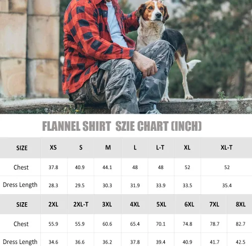 Vista 7 de J.Ver - Camisas de franela a cuadros para hombre, de manga larga y de ajuste regular, con botones, casual