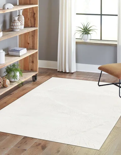 Vista 10 de Unique Loom Finsbury Collection - Alfombra de área (2 x 3 pies, rectangular, gris/marfil)