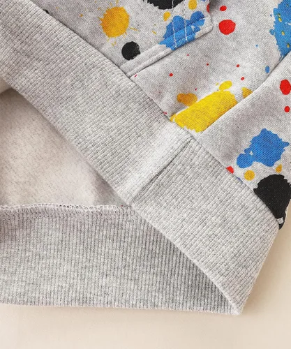 Vista 20 de Sudadera con capucha de forro polar de algodón para niños pequeños 2-7T