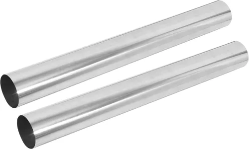 Vista 16 de X AUTOHAUX 2 unids recto 2 "OD 30" longitud DIY mandril tubo de escape 2 pulgadas tubo tubo T304 acero inoxidable ajuste universal