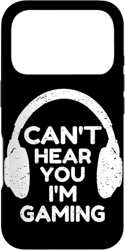 Vista 30 de Gaming Phone Case Gamer Gift Funny Cant Hear You I'm Gaming Case for iPhone 17