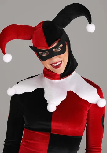 Vista 5 de Disfraz de Harley Quinn de lujo para mujer