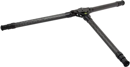 Vista 3 de TR424L ProMediaGear Pro-Stix Trípode largo de fibra de carbono de 4 secciones de 77 pulgadas con placa superior