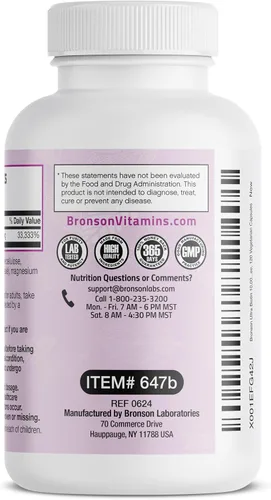 Vista 7 de Bronson Ultra Biotina 10,000 Mcg Suplemento para Cabello, Piel y Uñas, Sin GMO, 120 Cápsulas Vegetarianas Una vez al día, apoyo al metabolismo
