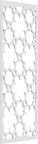 Vista 25 de 9 3/8"W x 24 3/8"H x 1/4"T Southgate Decorativos Paneles De Pared De Madera Calado, Abedul