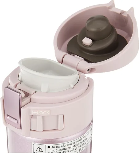 Vista 4 de Zojirushi Taza de acero inoxidable, 16 onzas, lavanda