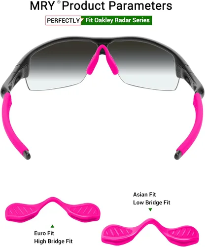 Vista 2 de Mryok Kits de boquillas de repuesto para gafas de sol Oakley Radar PathPitchRangeXLEdge - Opt