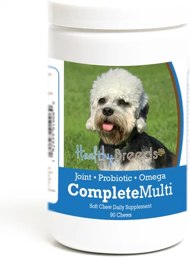 Vista 361 de Healthy Breeds Affenpinscher todo en uno multivitamínico suave masticable 60