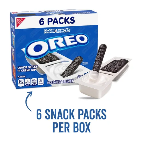 Vista 4 de Handi-Snacks OREO & RITZ Paquete variado, 30 paquetes de aperitivos (el surtido puede variar)
