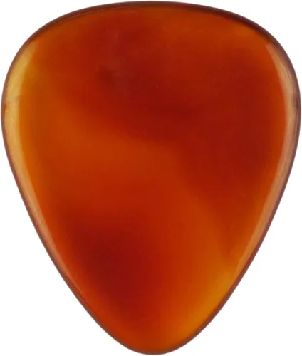 Vista 65 de Púa de Guitarra o Bajo de Piedra Amatista - Calibre Ultra Pesado de 3.0 mm - Forma 351 - Púa Exótica Artesanal de Gema Especial - 1 Paquete