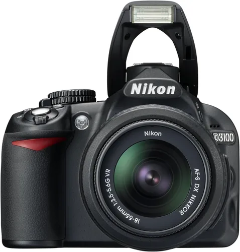Vista 6 de Nikon D3100 14.2MP DX-Format Digital SLR Kit con 0.709-2.165 in f/3.5-5.6 VR Lens - (negro) [Versión internacional]