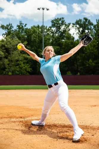Vista 6 de Mizuno Fastpitch - Camiseta de softball con cuello redondo