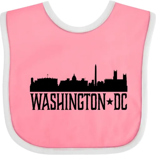 Vista 11 de inktastic Washington DC Skyline Cities Baby Bib