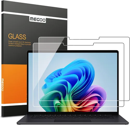 Vista 11 de Megoo ArmorShield - Protector de pantalla para laptop Microsoft Surface 6/5/4/3/2/1 de 13.5 pulgadas, vidrio templado, resistente a los arañazos