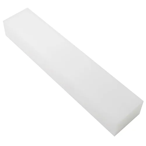 Vista 7 de Bloque de HDPE Blanco PE Polietileno Rectangular Sólido Plástico Bloque de Golpeo de Alta Densidad Hoja Ideal para Proyectos de Bricolaje