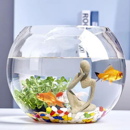 Vista 4 de Estatua meditadora de arenisca, decoración de pecera, peces betta, adornos de acuario, estatua de pensador, accesorios decorativos para paisajismo