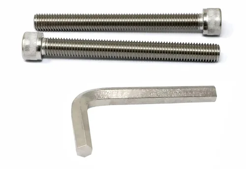 Vista 261 de iexcell Kit de tornillos de cabeza hexagonal de acero inoxidable 304, 100 unidades M2 x 0.157 in, paso de rosca de 0.016 in