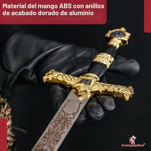 Vista 6 de Armory Replicas™ - Gran espada del rey Salomón y tamaños para coleccionistas y entusiastas - Opciones diversas para cada entusiasta de la espada