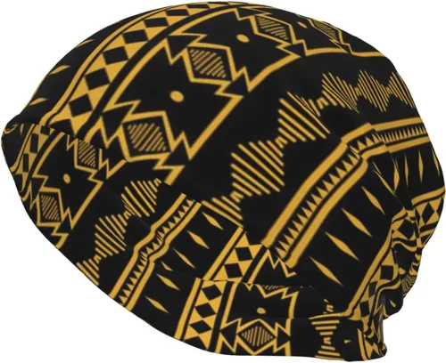 Vista 3 de Gorro africano holgado de invierno, gorro de punto casual para hombres y mujeres