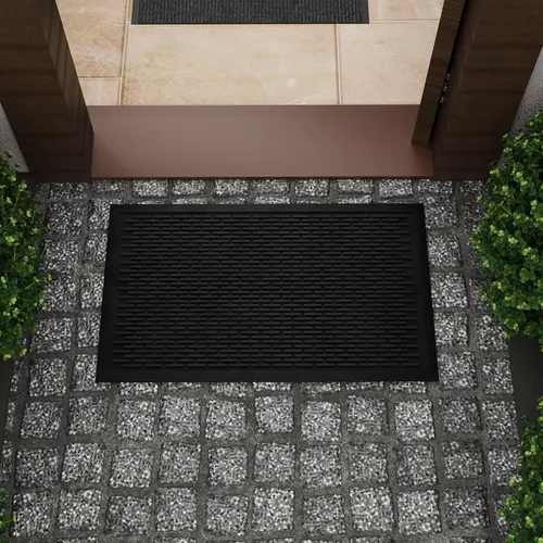 Vista 9 de Ottomanson Tapete de goma resistente, antideslizante, impermeable, fácil de limpiar, tapete antifatiga para cocinas comerciales, restaurantes