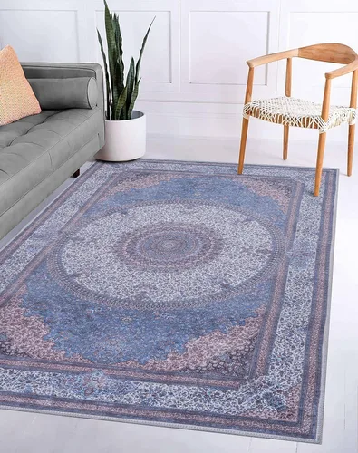 Vista 62 de GLN Rugs Traditional Collection - Alfombra de felpilla lavable a máquina, tradicional lavable, antideslizante, alfombra de felpilla de pelo corto