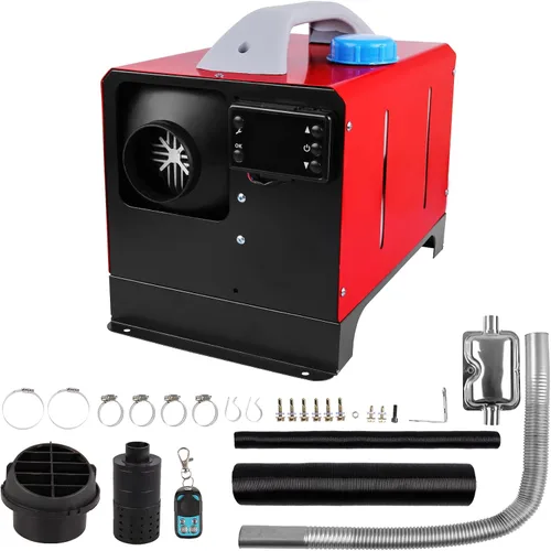 Vista 10 de Calentador de aire diesel de 12 V 8000 W, calentador de estacionamiento todo en uno, calentador diesel, con control remoto/monitor LCD