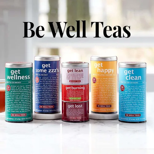 Vista 7 de The Republic of Tea - Get Burning - Té de hierbas para el metabolismo, 36 bolsas de té
