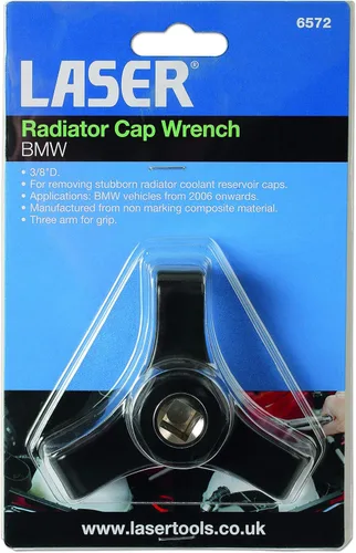 Vista 5 de Laser 6572 Llave de tapa de refrigerante/radiador - para BMW, color negro