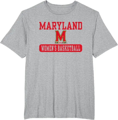 Vista 13 de Maryland Terrapins - Camiseta de baloncesto para mujer con licencia oficial, Blanco