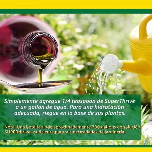 Vista 5 de SUPERthrive Plant Vitamin Solution, 1 cuarto de galón