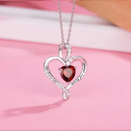 Vista 2 de Collares de corazón para mujer