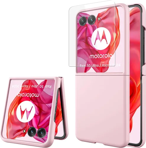 Vista 9 de Miimall Funda delgada para Galaxy Flip 7 con protector de pantalla integrado, grado militar, a prueba de golpes, a prueba de caídas, delgada