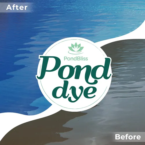 Vista 2 de Mountain Blue Pond Dye, Fish Safe Concentrado de 1 acre para estanques ornamentales y ganaderos - Tinte líquido de 1 cuarto de galón (32 onzas)