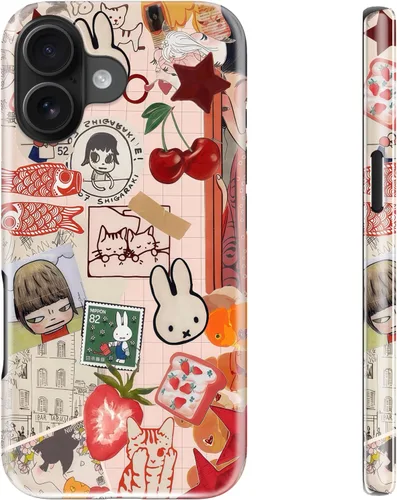 Vista 101 de bemal Funda para iPhone 12 Mini, estética, vintage, floreciente, peonía, concha, femenina, compatible con MagSafe, moderna, única, moderna, moderna