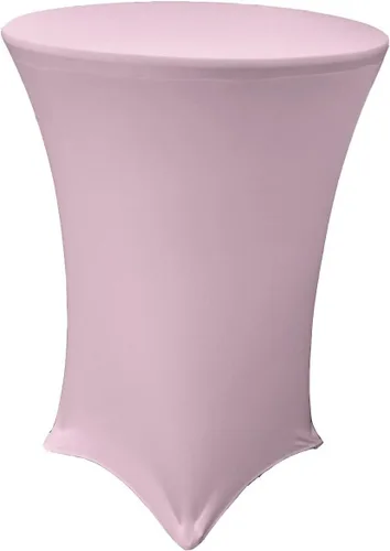 Vista 12 de LA Linen Mantel elástico ajustable de elastano para cóctel, 36 pulgadas, color negro