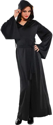 Vista 2 de amscan Bata de terror negra para hombre negro talla única de EE UU