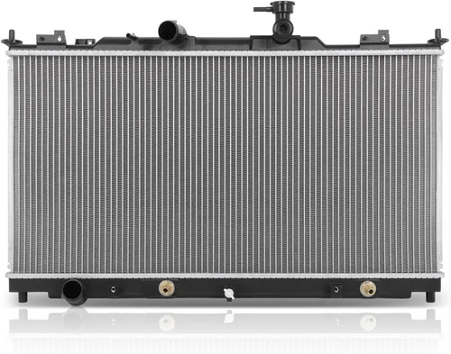 Vista 96 de SCITOO Conjunto de radiador de aluminio refrigerante del motor para 1986-1994 para Nissan D21 2.4L 3.0L 1987 para Nissan para Pathfinder 2.4L