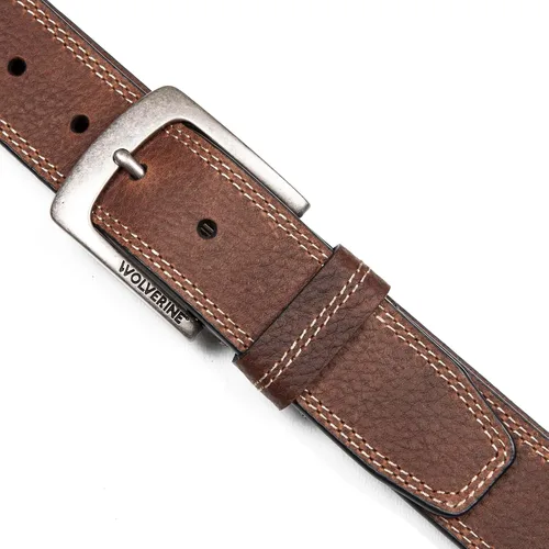 Vista 3 de WOLVERINE Men's Rugged Boot Leather Work Belt