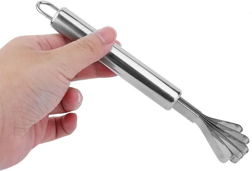 Vista 5 de Raspador de coco, removedor de carne de coco de acero inoxidable, cuchillo abridor de coco, accesorio para cocina y hogar