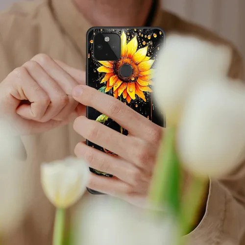 Vista 306 de Funda delgada para Google Pixel 4 XL, funda delgada de silicona de TPU suave a prueba de golpes para Google Pixel 4 XL, astronauta Galaxy