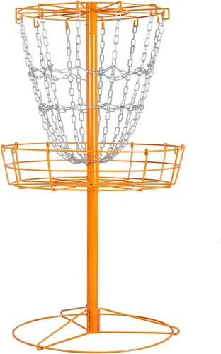 Vista 10 de Yaheetech Cesta de golf de disco portátil para deportes, disco de práctica de 12 cadenas, objetivo de golf, disco de agujero de acero, golfes