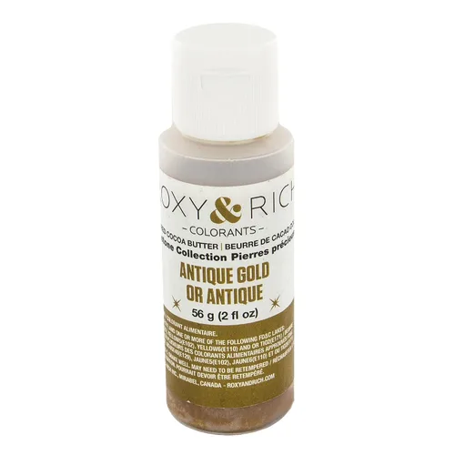 Vista 2 de Roxy & Rich Gemstone Collection Manteca de cacao, 1.98 oz de oro antiguo