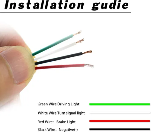 Vista 7 de GeeGee Conjunto de luz antiniebla de parachoques trasero LED de lente roja, compatible con Toyota Highlander 2015-2018, funciona como lámpara